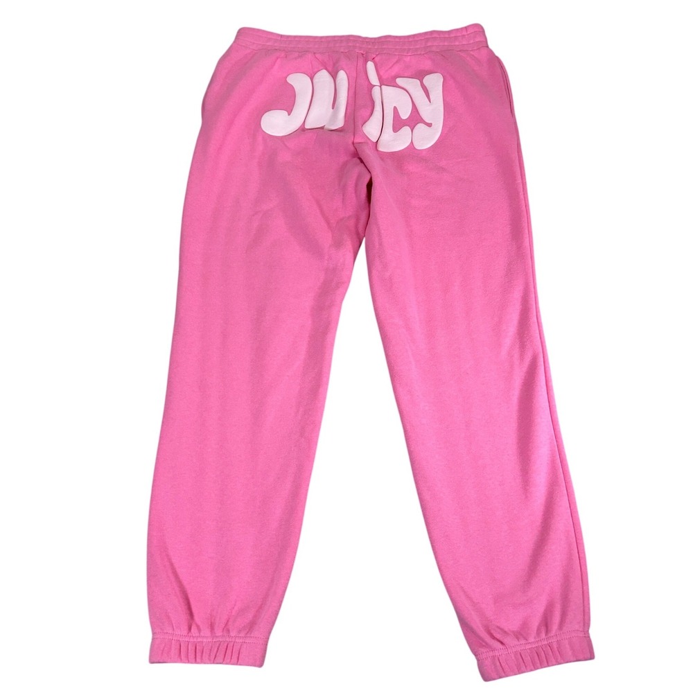 Juicy Couture Pink Joggers/Track Pants with White Logo NWT
